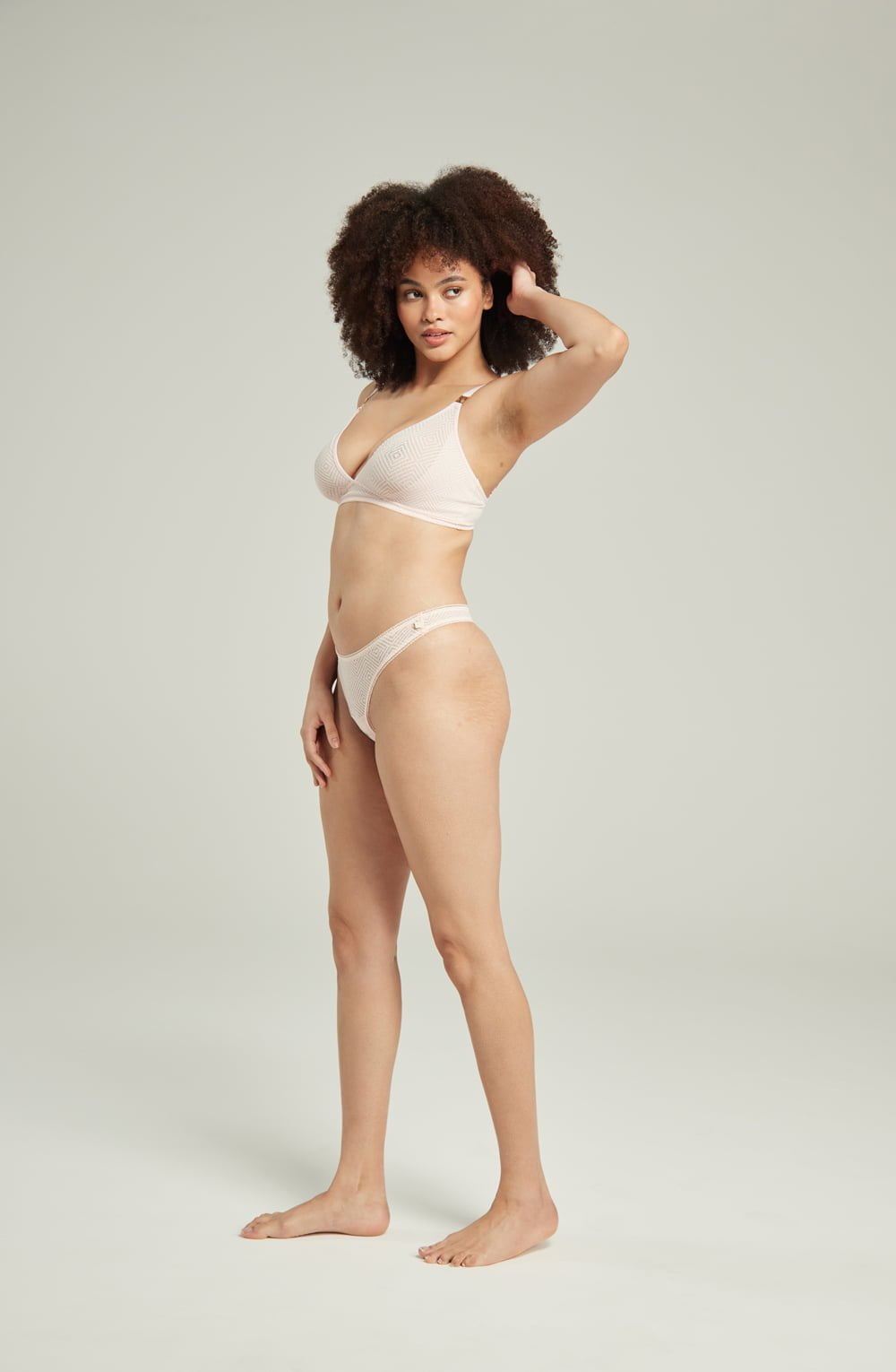 Nudea The Sheer Deco Barely There Thong Blush Pink 3 nudea the sheer deco barely there thong blush pink - image 3