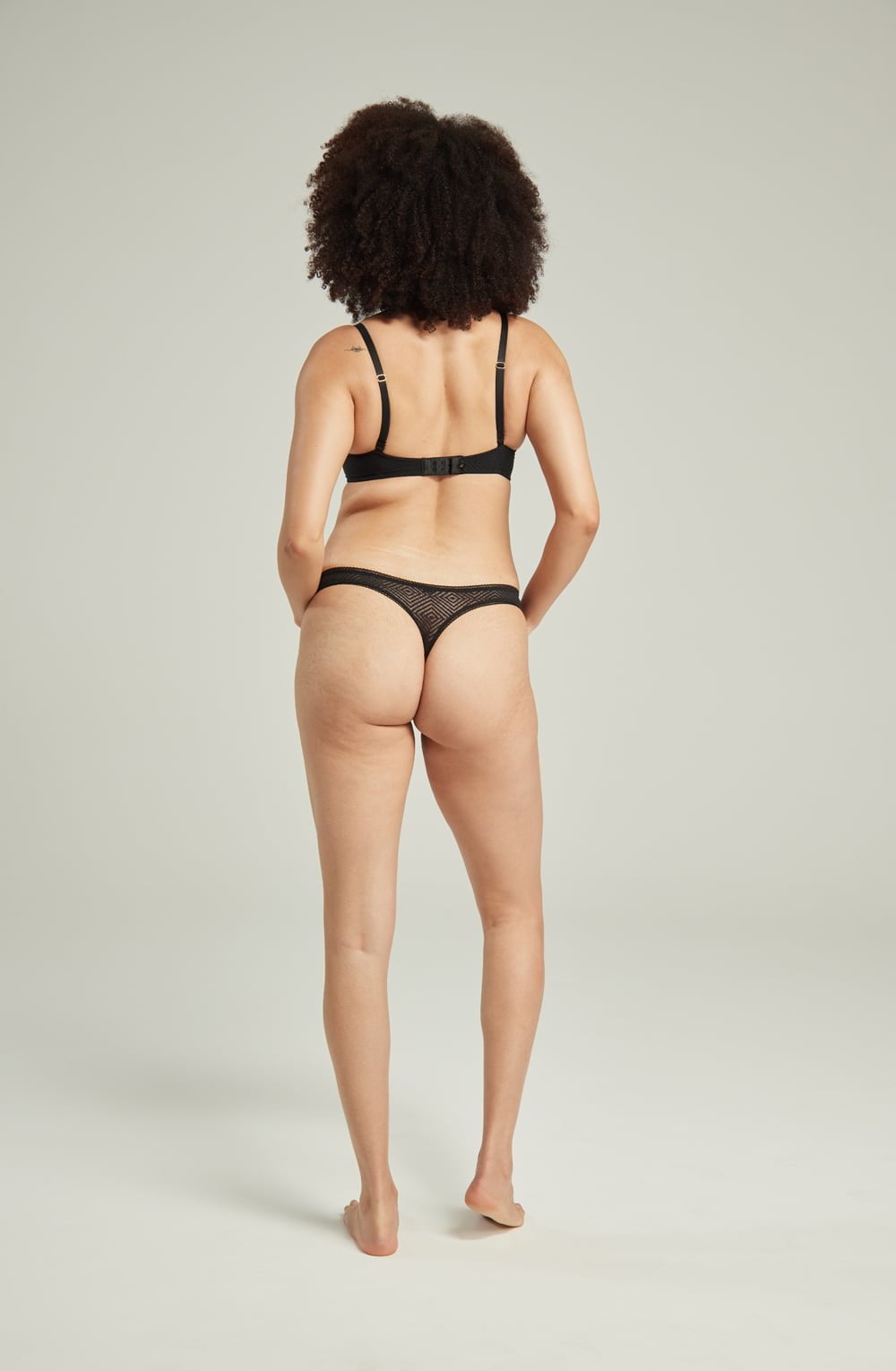 Nudea The Sheer Deco Barely There Thong Black 5 nudea the sheer deco barely there thong black - image 5