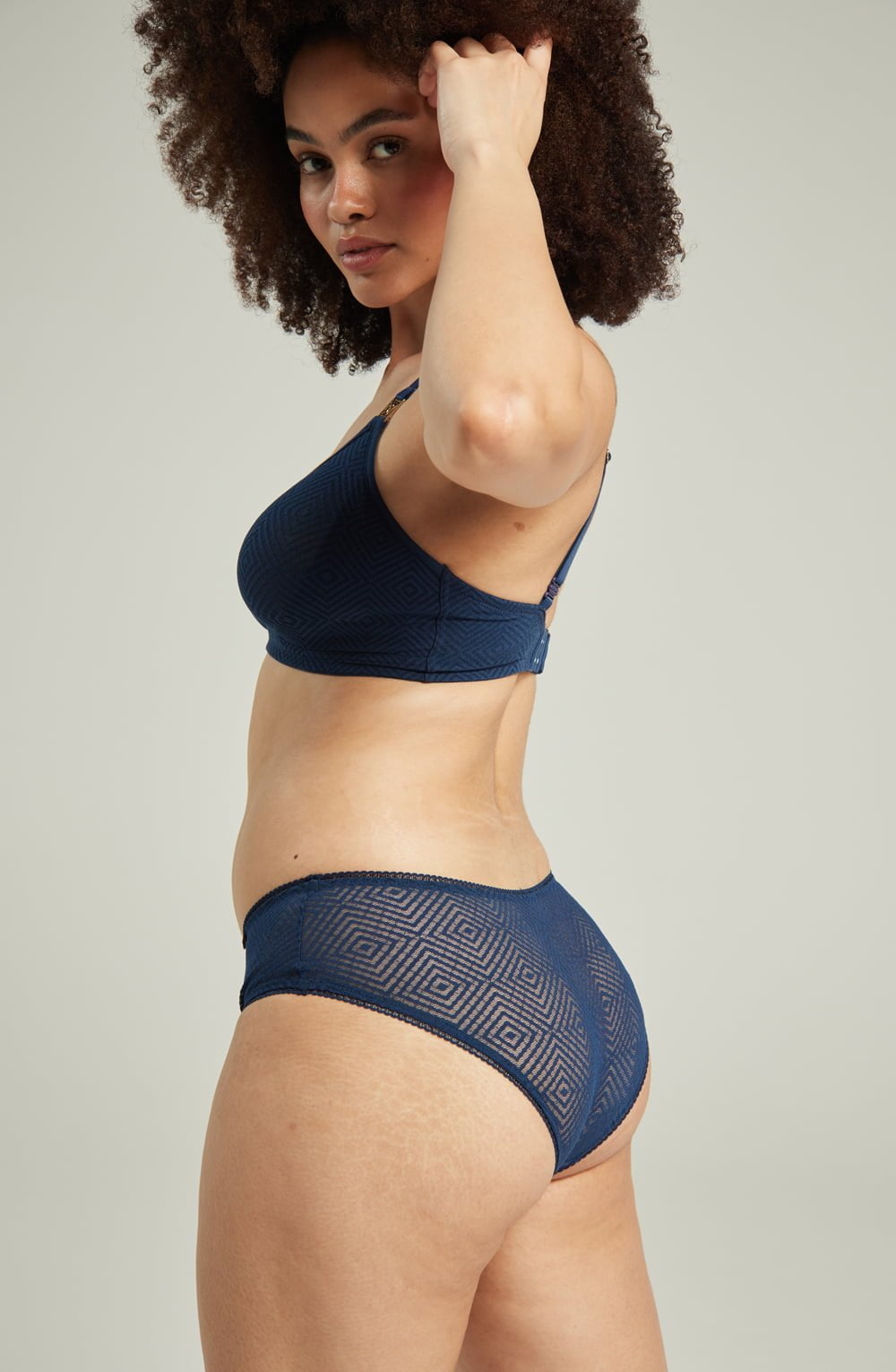 Nudea The Sheer Deco Hipster Brief Black 17 nudea the sheer deco hipster brief black - image 17
