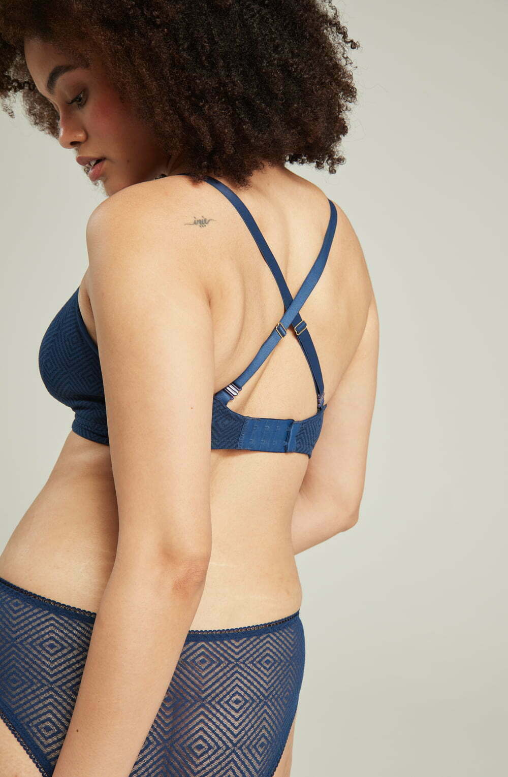 Nudea The Sheer Deco Easy Does It Bralette Navy Up To G Cup 3 nudea the sheer deco easy does it bralette navy up to g cup - image 3
