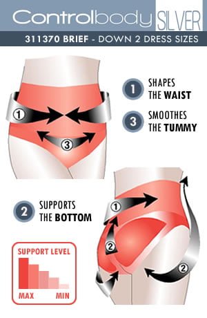Control Body 311370 High Waist Shaping Brief Nero 5 control body 311370 high waist shaping brief nero - image 5