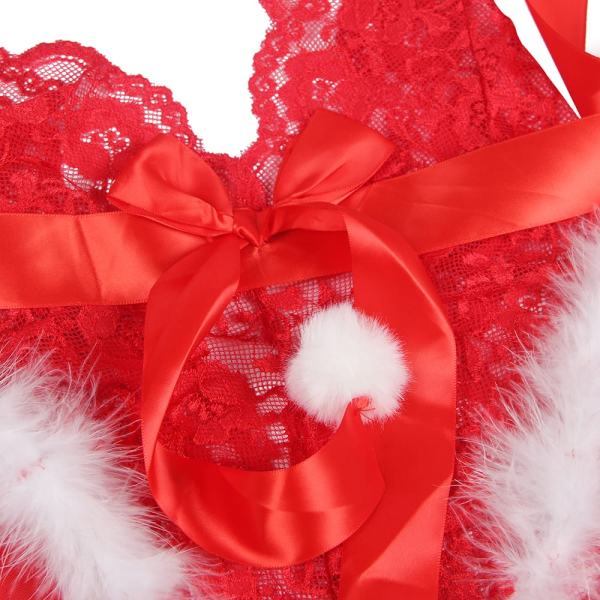 Yesx Yx874Q Christmas Sexy Halter Neck Teddy Up To 4Xl 2 yesx yx874q christmas sexy halter neck teddy up to 4xl - image 2