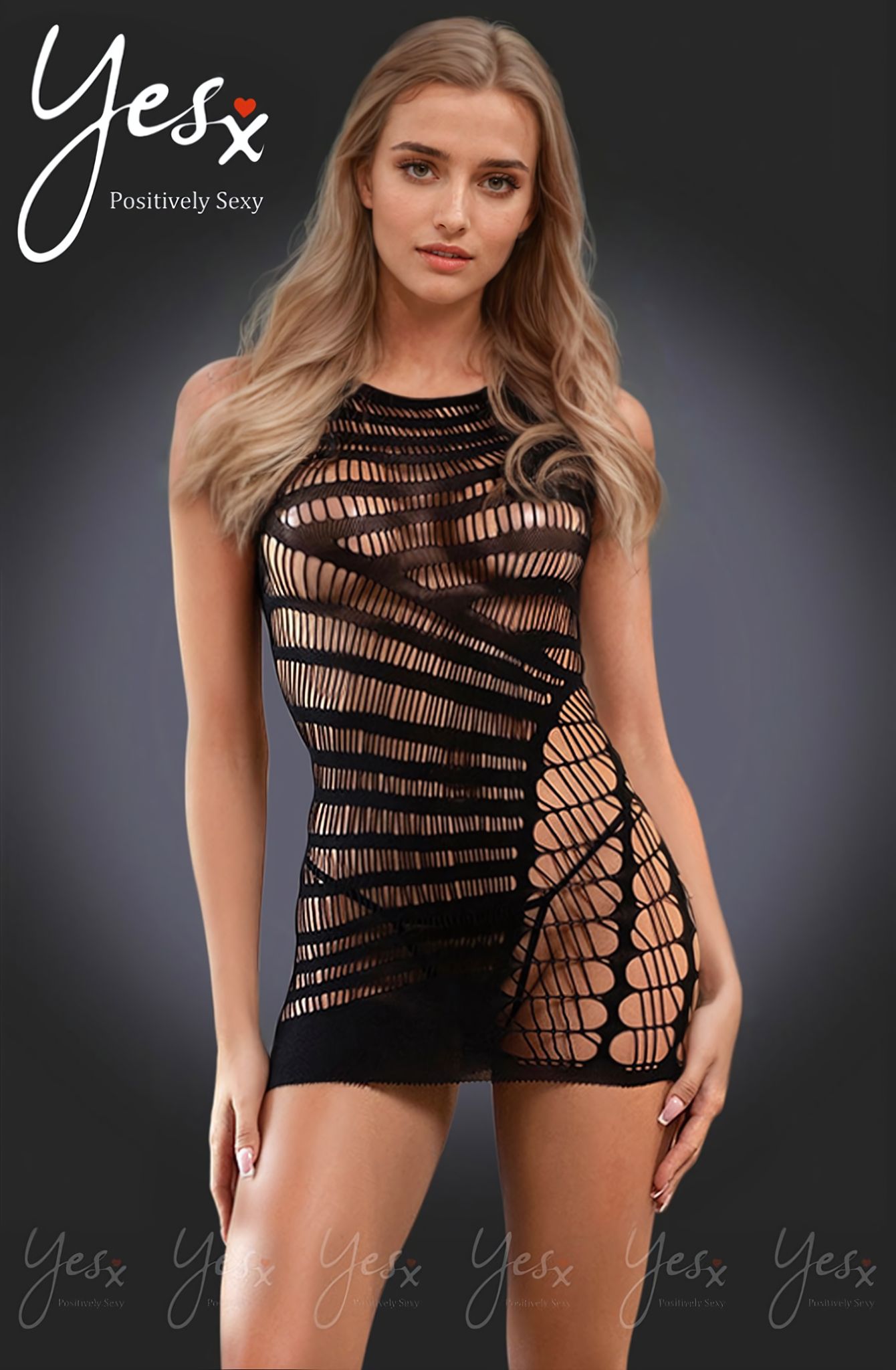 yesx yx982 dress black