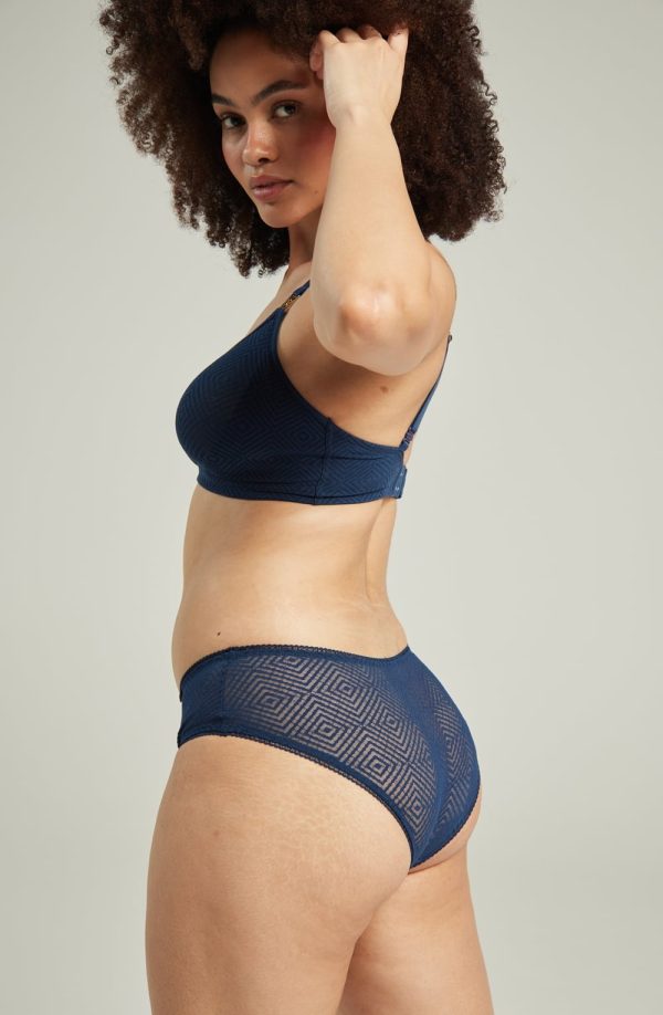 Nudea The Sheer Deco Hipster Brief Black 17 nudea the sheer deco hipster brief black - image 17