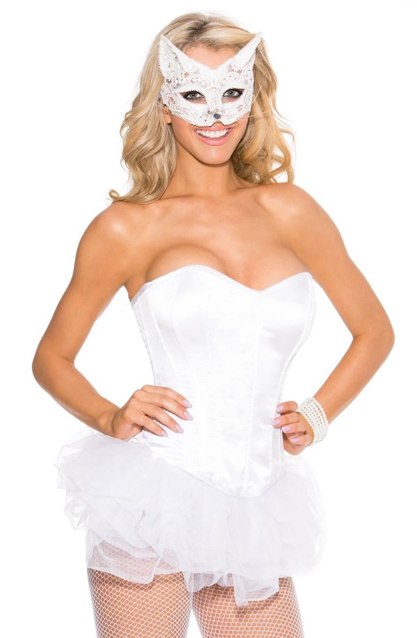 shirley of hollywood 31044 white corset - image 3