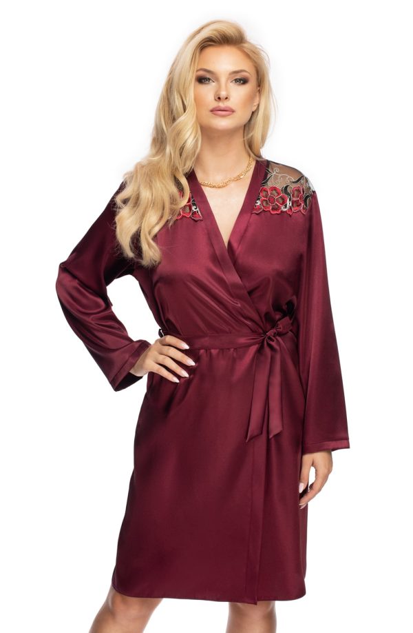 irall elodie dressing gown plum
