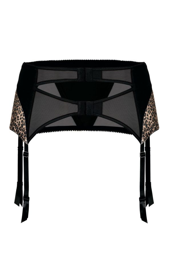 Roza Zoje Suspender Belt Black 4 roza zoje suspender belt black - image 4