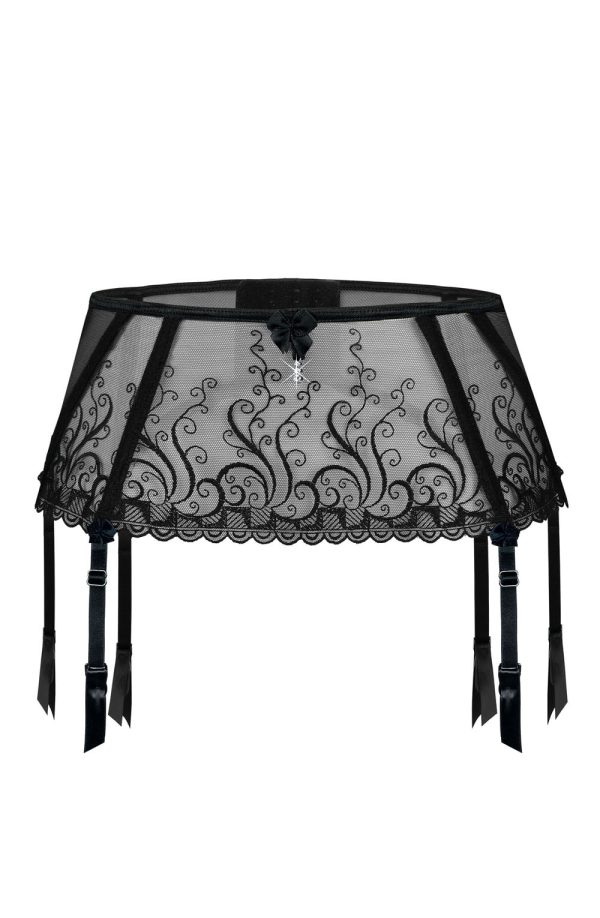 Roza Anuk Suspender Belt Black 3 roza anuk suspender belt black - image 3