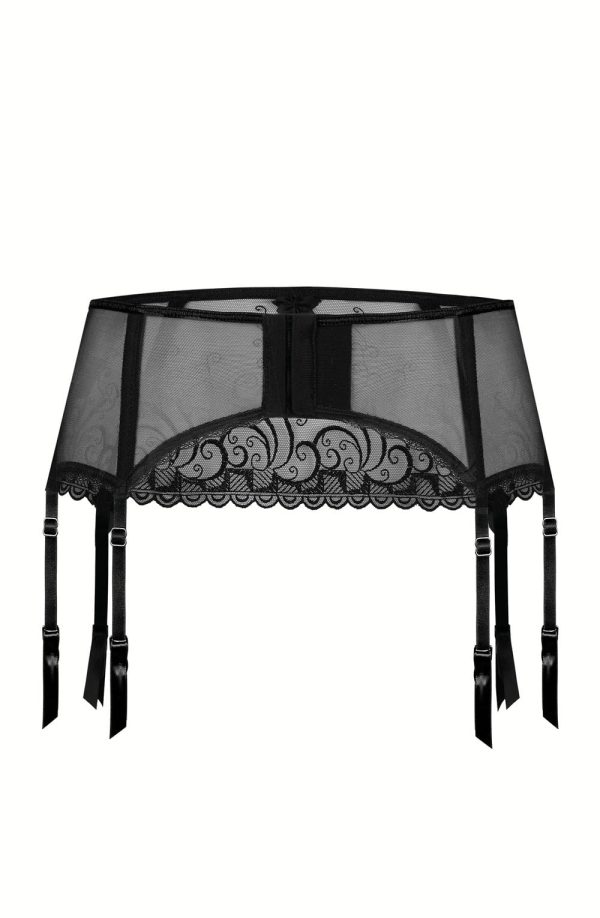 Roza Anuk Suspender Belt Black 4 roza anuk suspender belt black - image 4