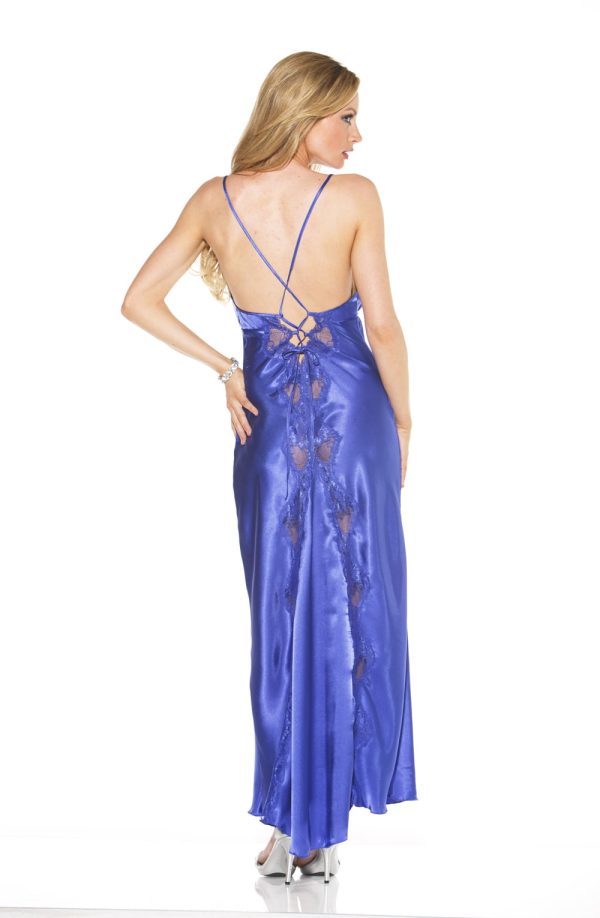 shirley of hollywood 20300 blue long gown - image 2
