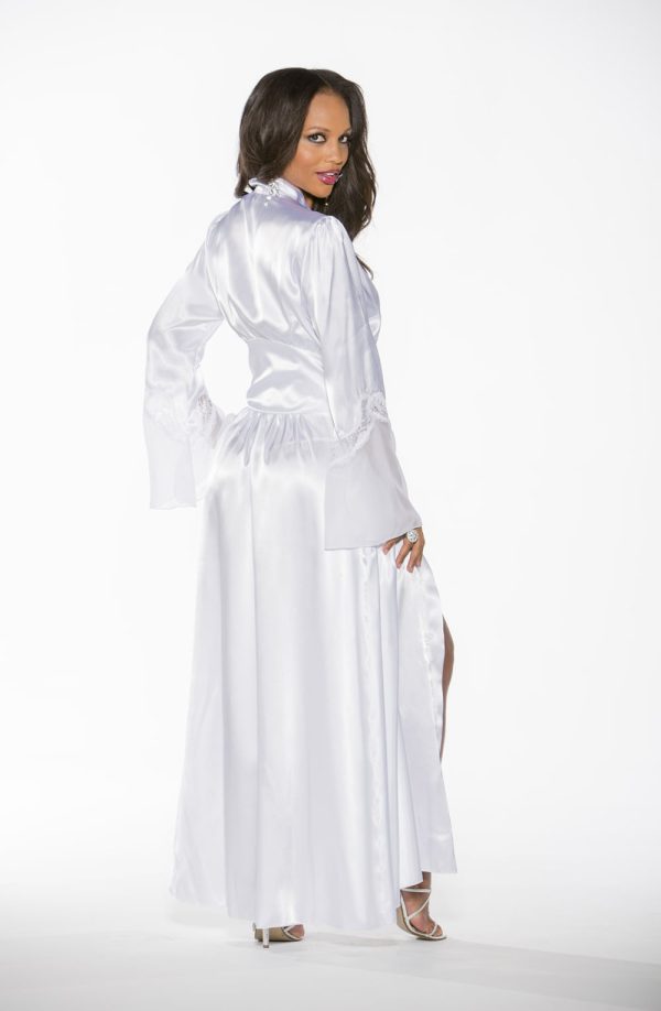 Shirley Of Hollywood 20559 Long Robe White 2 shirley of hollywood 20559 long robe white - image 2