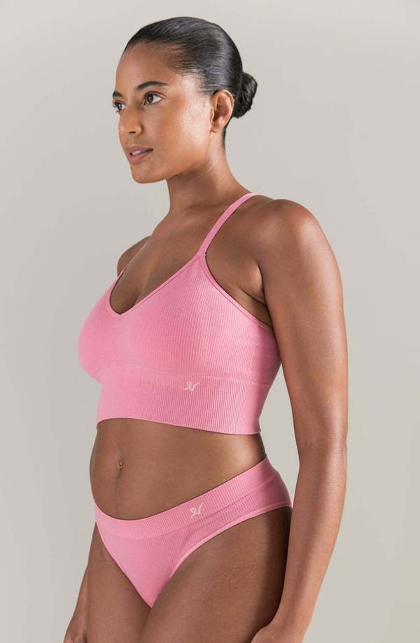 Nudea The Tencel™ Seamless Bralette Rose Pink 2 nudea the tencel™ seamless bralette rose pink - image 2
