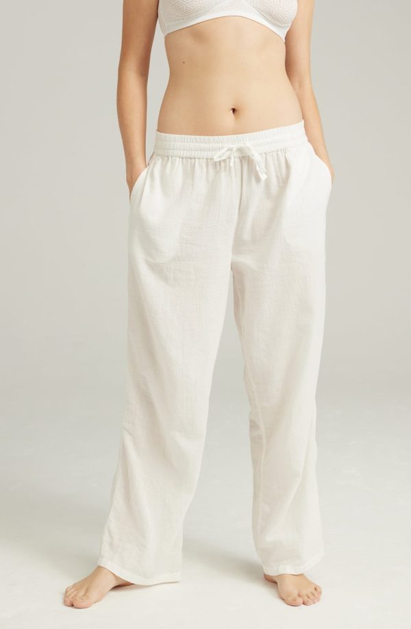 Nudea The Classic Trouser Organic Cotton White 2 nudea the classic trouser organic cotton white - image 2