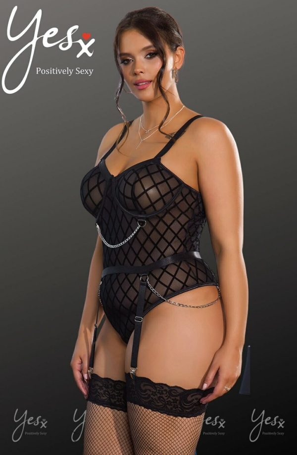 Yesx Yx846 Black Bodysuit 16 yesx yx846 black bodysuit - image 16
