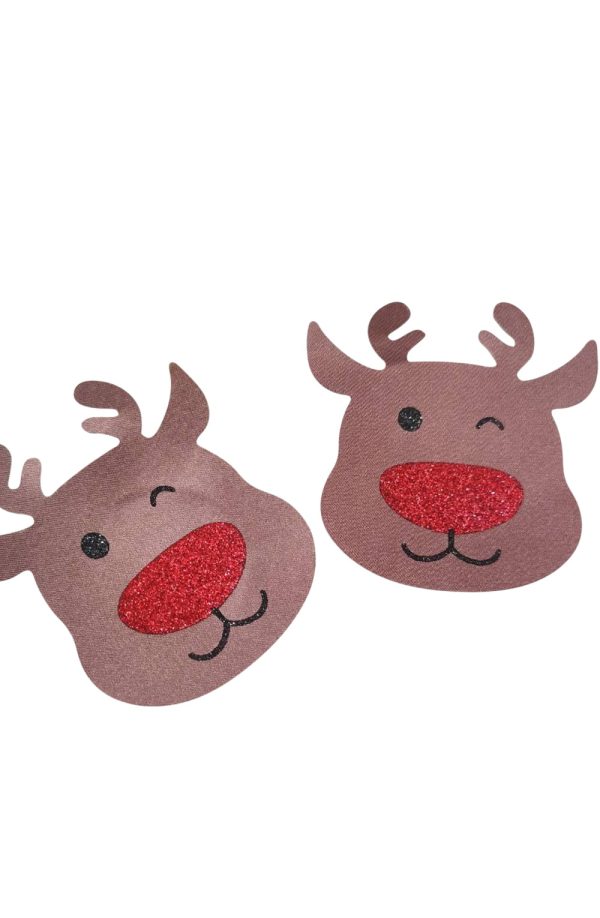 yesx yx960 brown/red reindeer nipple covers - image 2