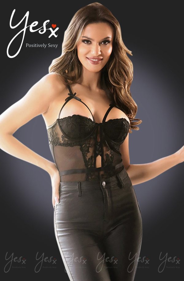 yesx yx993 bodysuit black - image 2