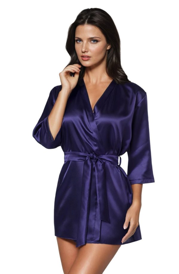 irall aria dressing gown navy