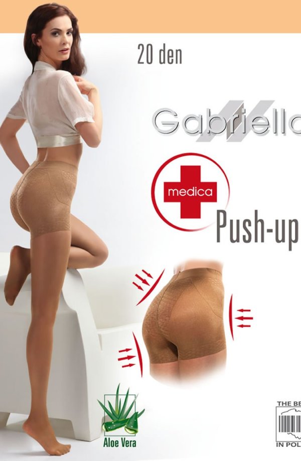 gabriella classic push up 127 tights beige