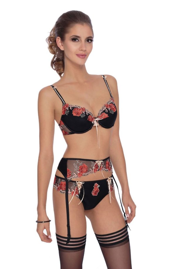 roza natali black thong