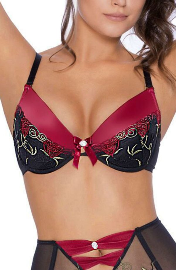 Roza Rufina Push Up Bra Black 2 roza rufina push up bra black - image 2