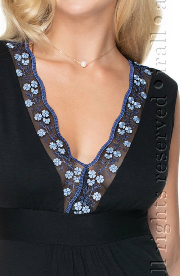 irall titania nightdress black - image 3