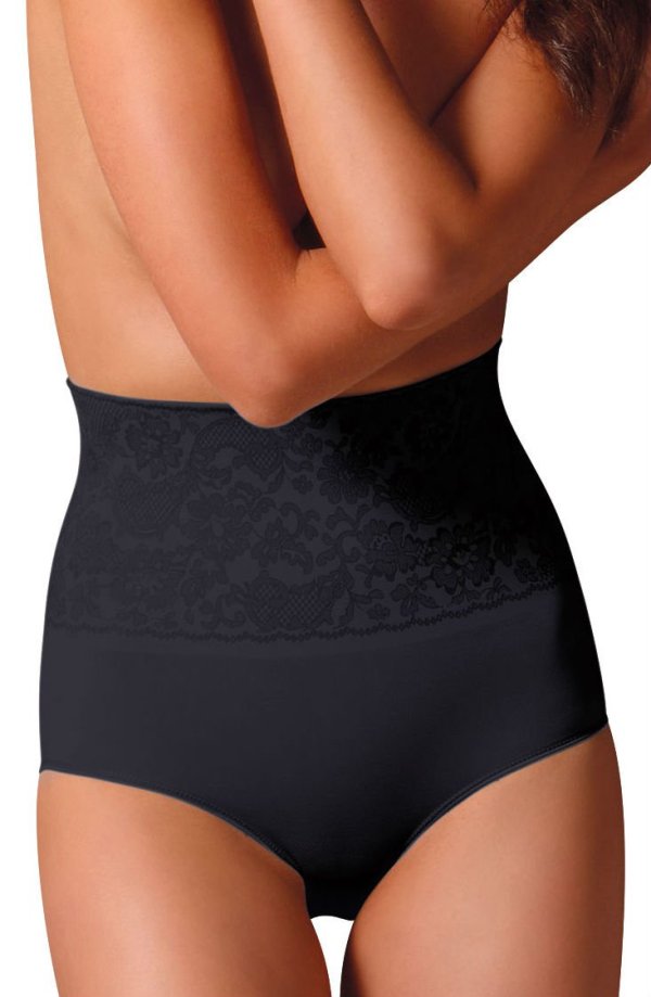 control body 311572 shaping brief with screen print lace nero - image 2