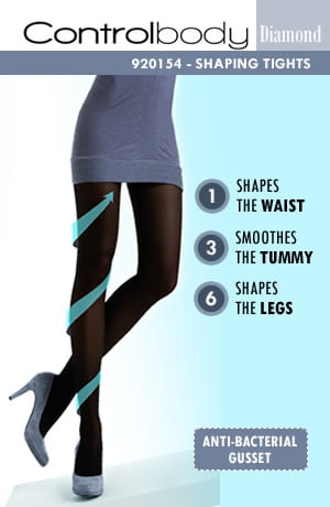 Control Body 920154 Shaping Tights Nero 2 control body 920154 shaping tights nero - image 2