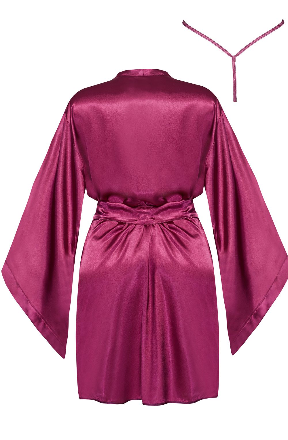 Beauty Night Samira Peignoir Burgundy 8 beauty night samira peignoir burgundy - image 8
