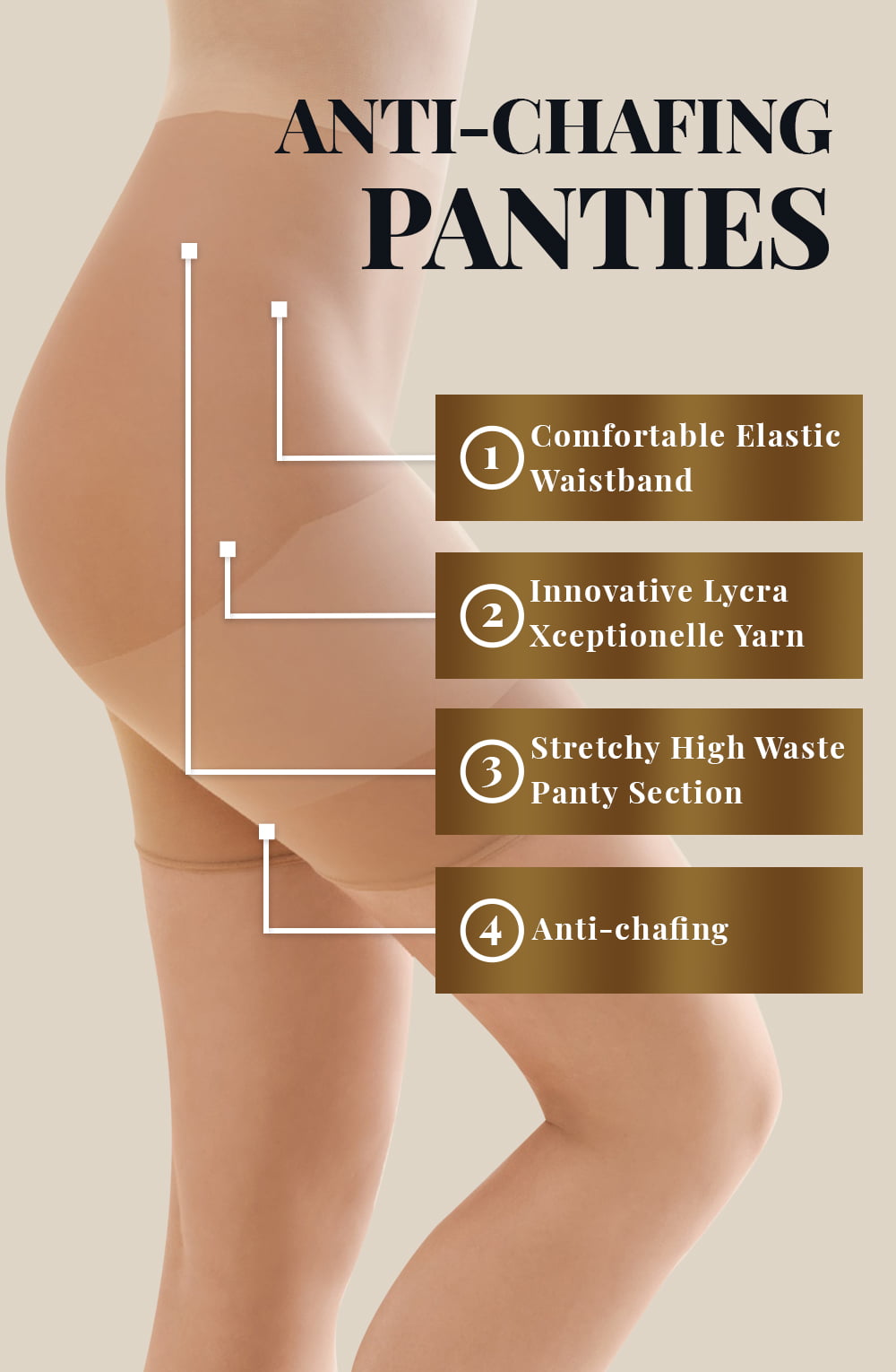 Gabriella Xenia 989 Thigh Band Panties Beige 2 gabriella xenia 989 thigh band panties beige - image 2