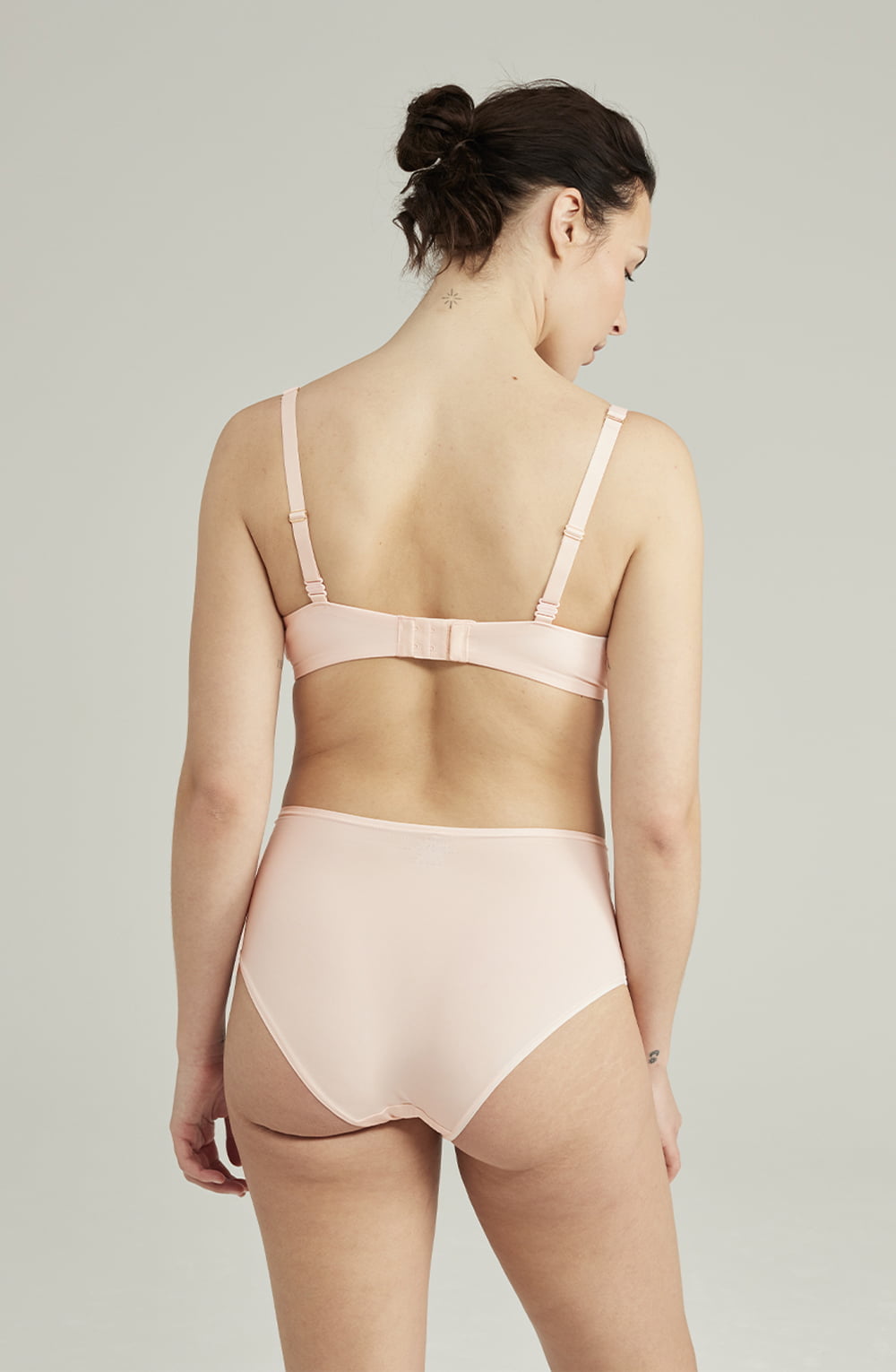 Nudea The Second Skin Stretch High Waist Brief Blush Pink 3 nudea the second skin stretch high waist brief blush pink - image 3