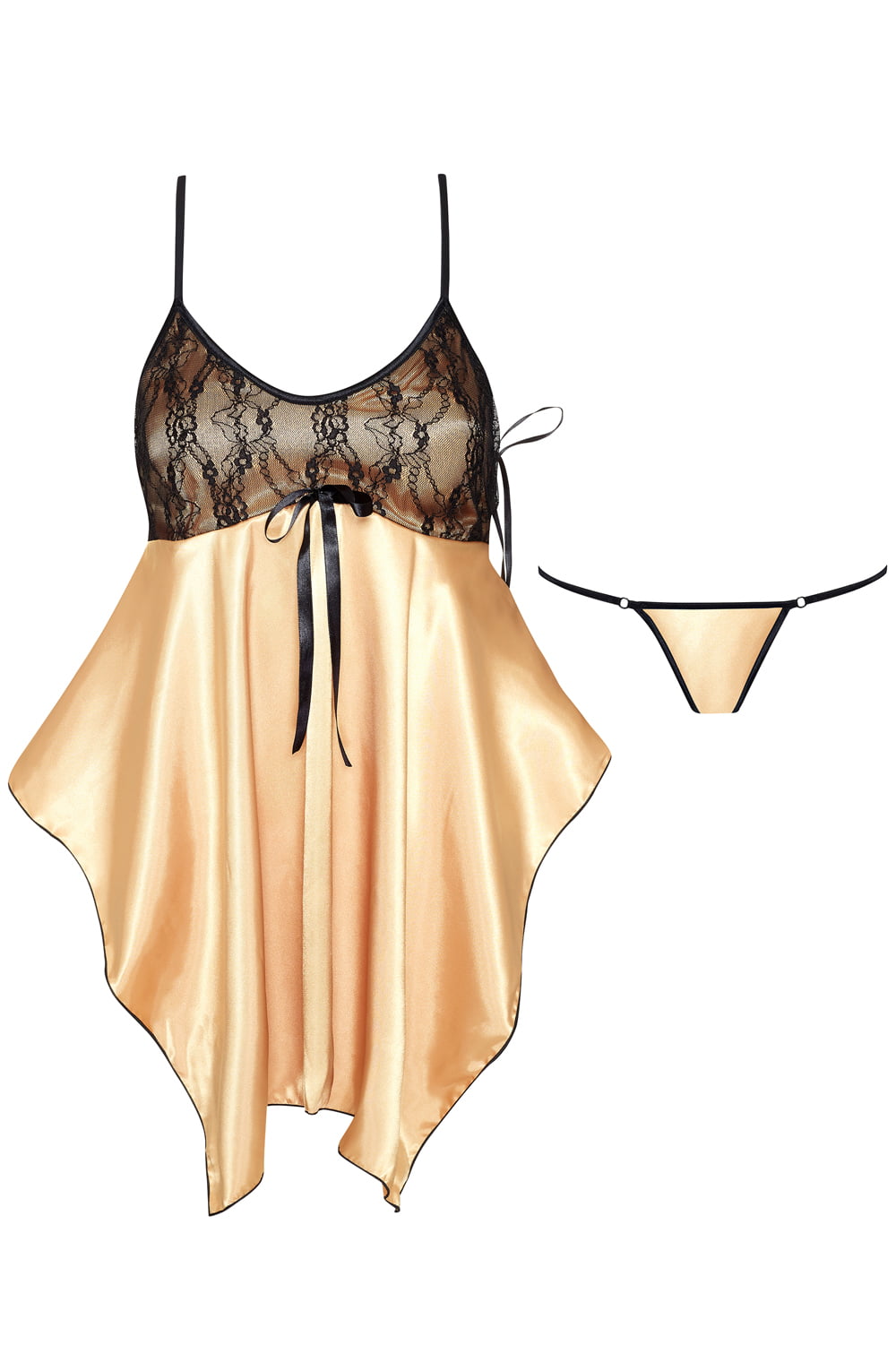 Beauty Night Julieta Chemise Gold 2 beauty night julieta chemise gold - image 2