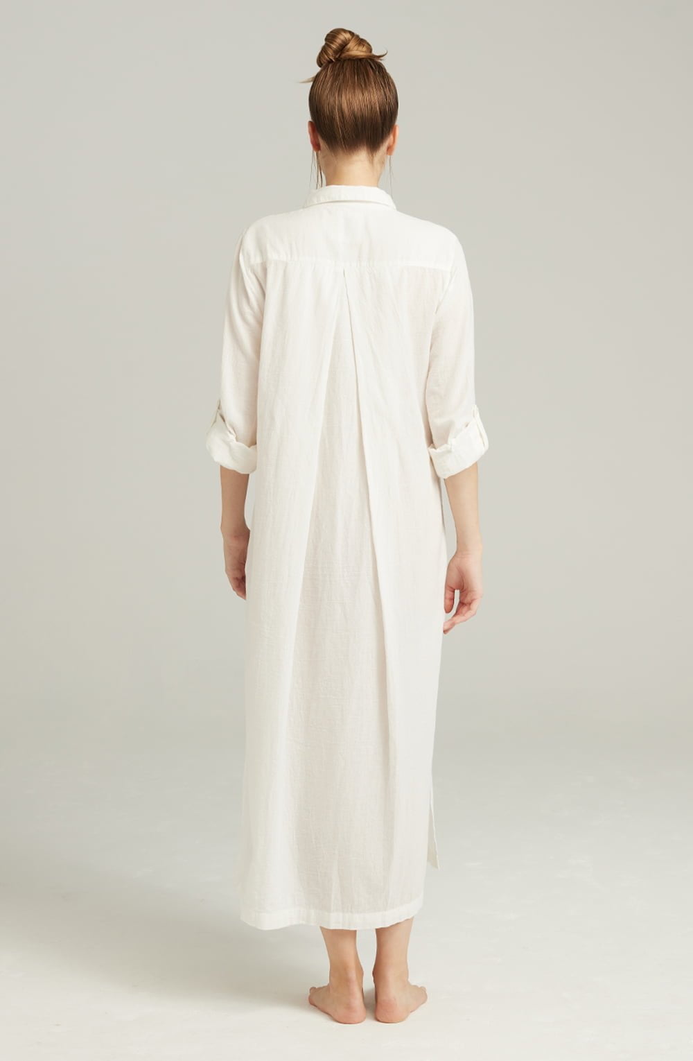 Nudea The Maxi Shirt Organic Cotton White 4 nudea the maxi shirt organic cotton white - image 4