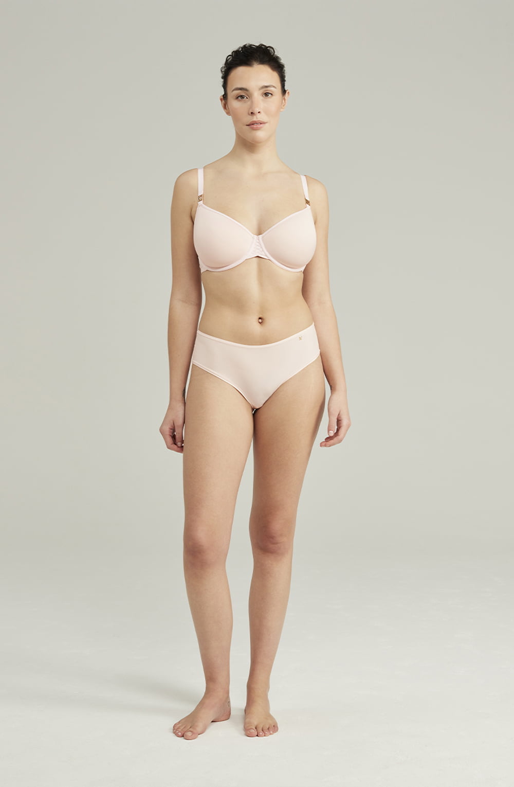 Nudea The Second Skin Stretch Mid Rise Waist Brief Blush Pink 6 nudea the second skin stretch mid rise waist brief blush pink - image 6