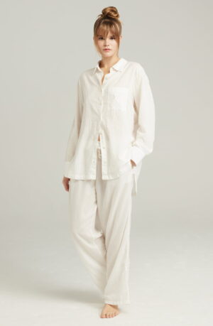 Nudea The Midi Shirt Organic Cotton White