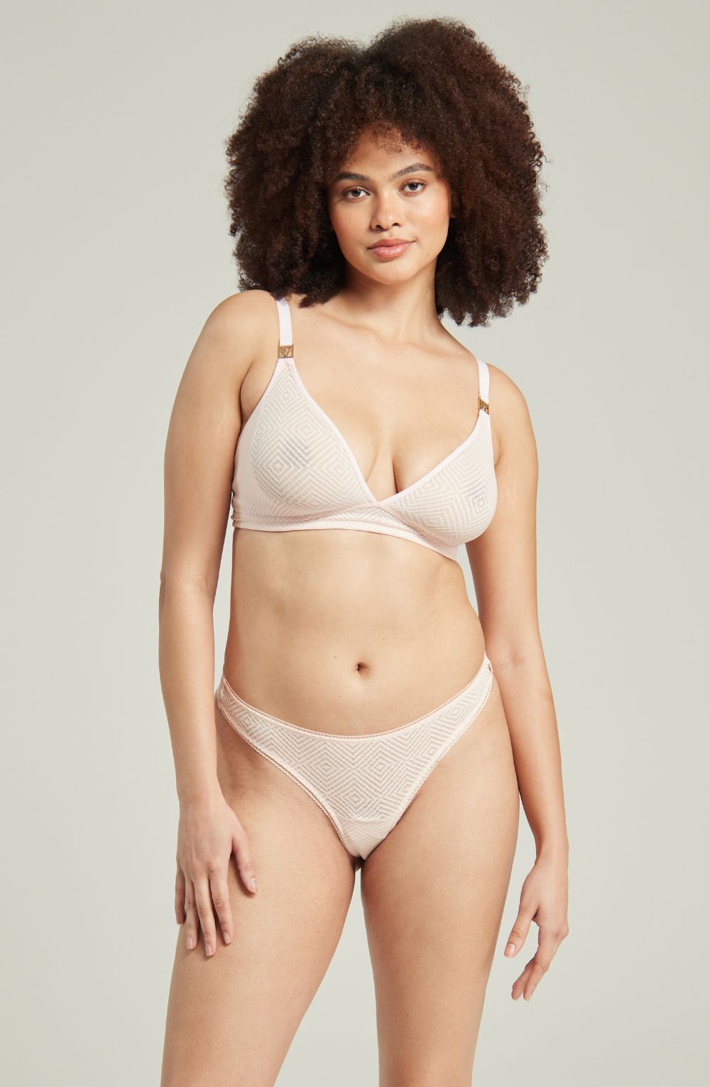 Nudea The Sheer Deco Barely There Thong Blush Pink 1 nudea the sheer deco barely there thong blush pink