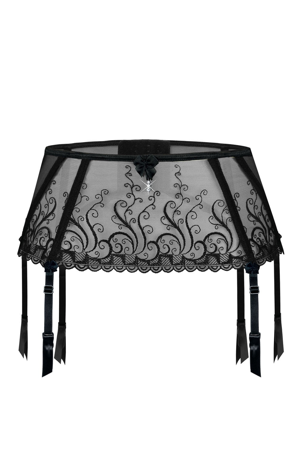 Roza Anuk Suspender Belt Black 3 roza anuk suspender belt black - image 3