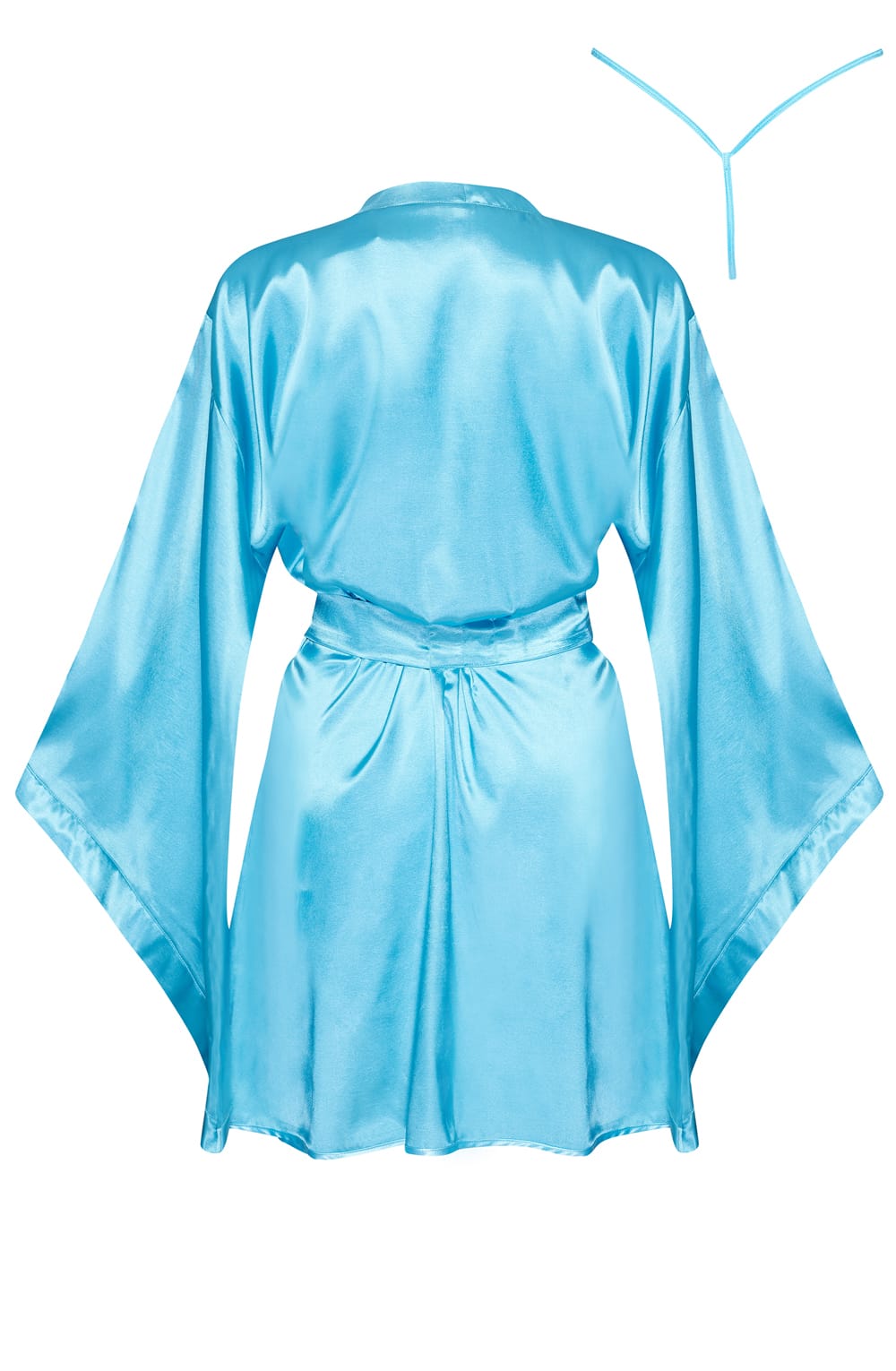Beauty Night Samira Peignoir Turquoise 4 beauty night samira peignoir turquoise - image 4