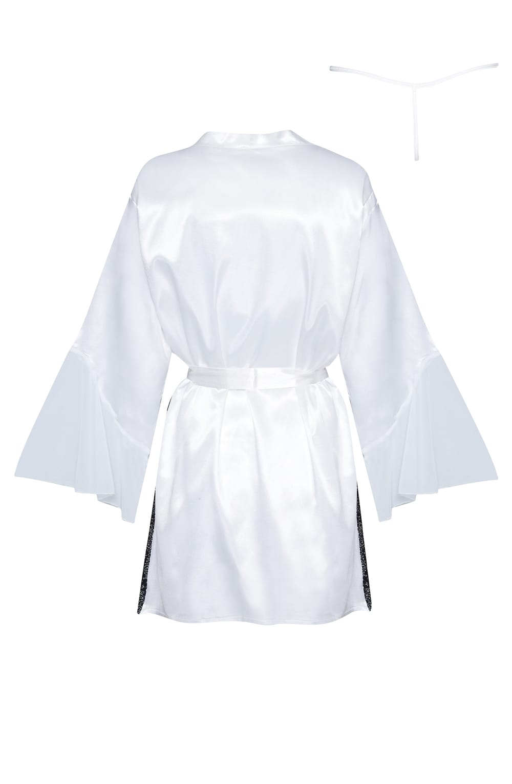 Beauty Night Sara Peignoir White 4 beauty night sara peignoir white - image 4