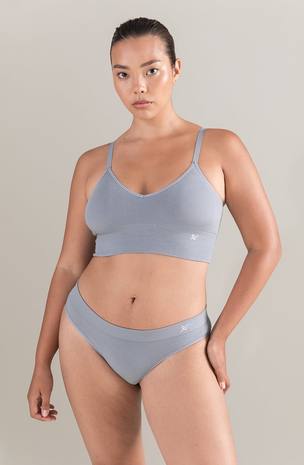 Nudea The Tencel™ Seamless Bralette Storm Grey 1 nudea the tencel™ seamless bralette storm grey