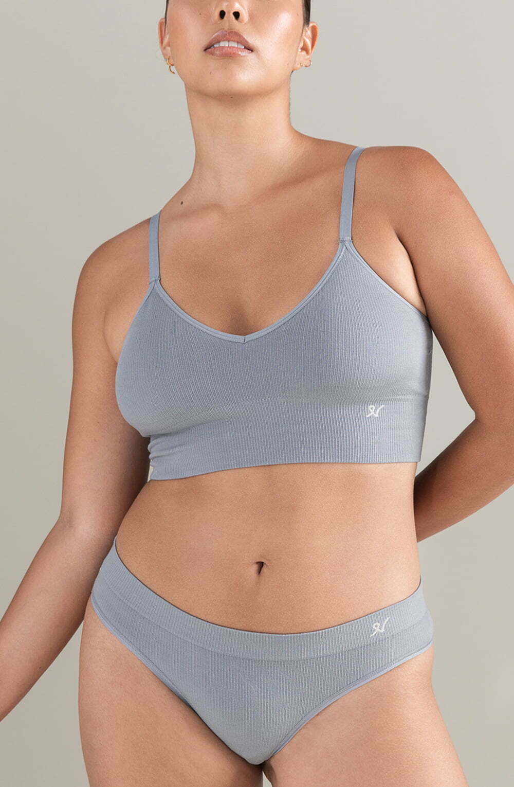Nudea The Tencel™ Seamless Bralette Storm Grey 2 nudea the tencel™ seamless bralette storm grey - image 2