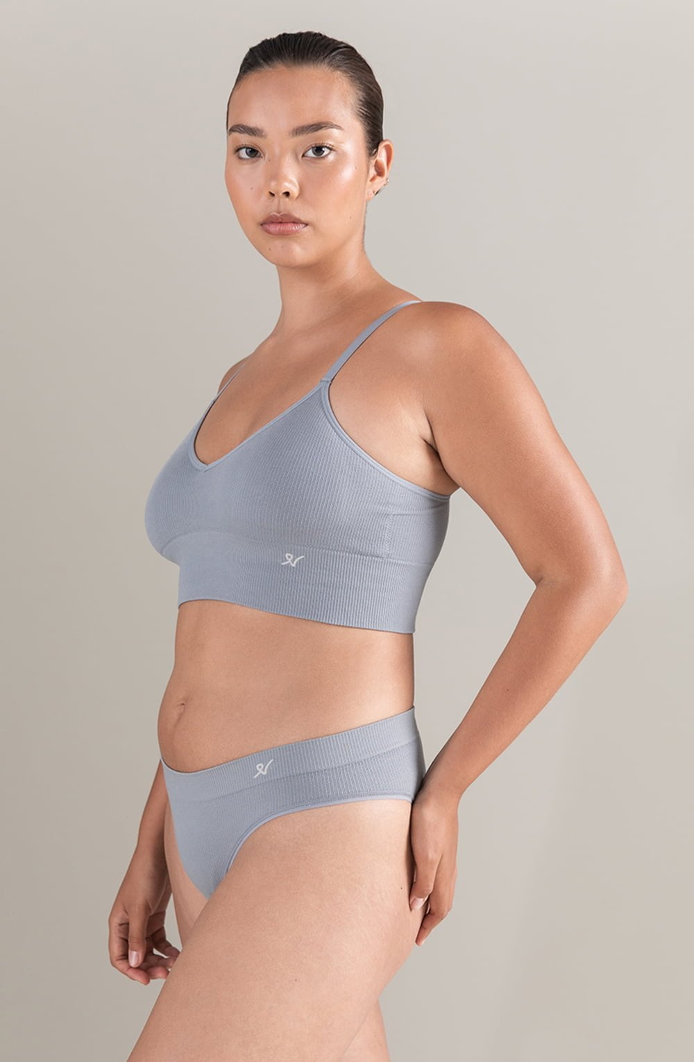 Nudea The Tencel™ Seamless Bralette Storm Grey 3 nudea the tencel™ seamless bralette storm grey - image 3