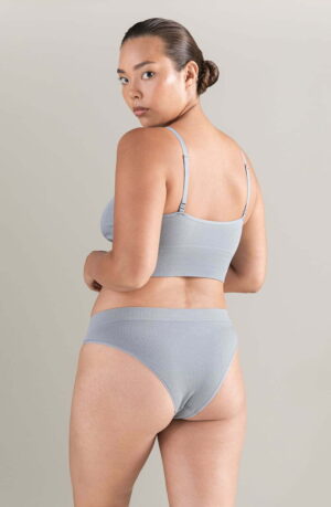 Nudea The TENCEL™ High Leg Brief Storm Grey