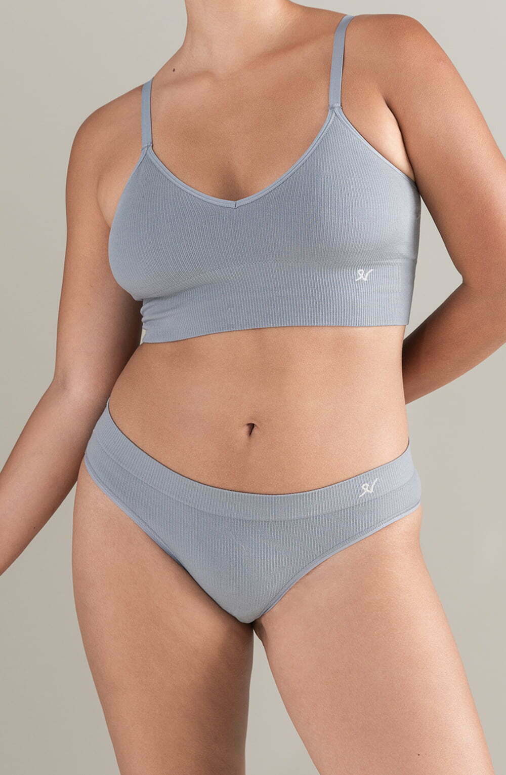 Nudea The Tencel™ High Leg Brief Storm Grey 3 nudea the tencel™ high leg brief storm grey - image 3