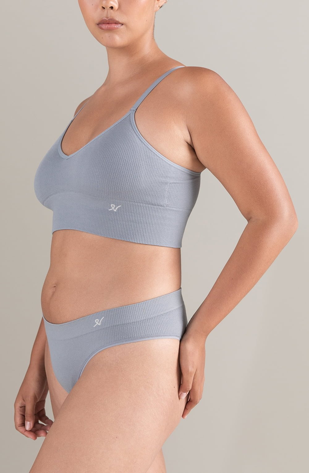 Nudea The Tencel™ High Leg Brief Storm Grey 6 nudea the tencel™ high leg brief storm grey - image 6
