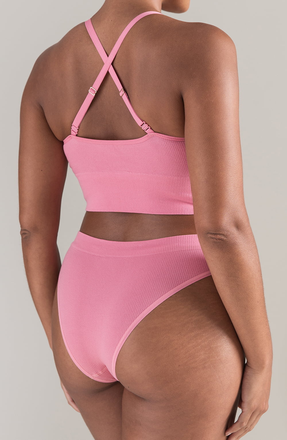 Nudea The Tencel™ High Leg Brief Rose Pink 4 nudea the tencel™ high leg brief rose pink - image 4