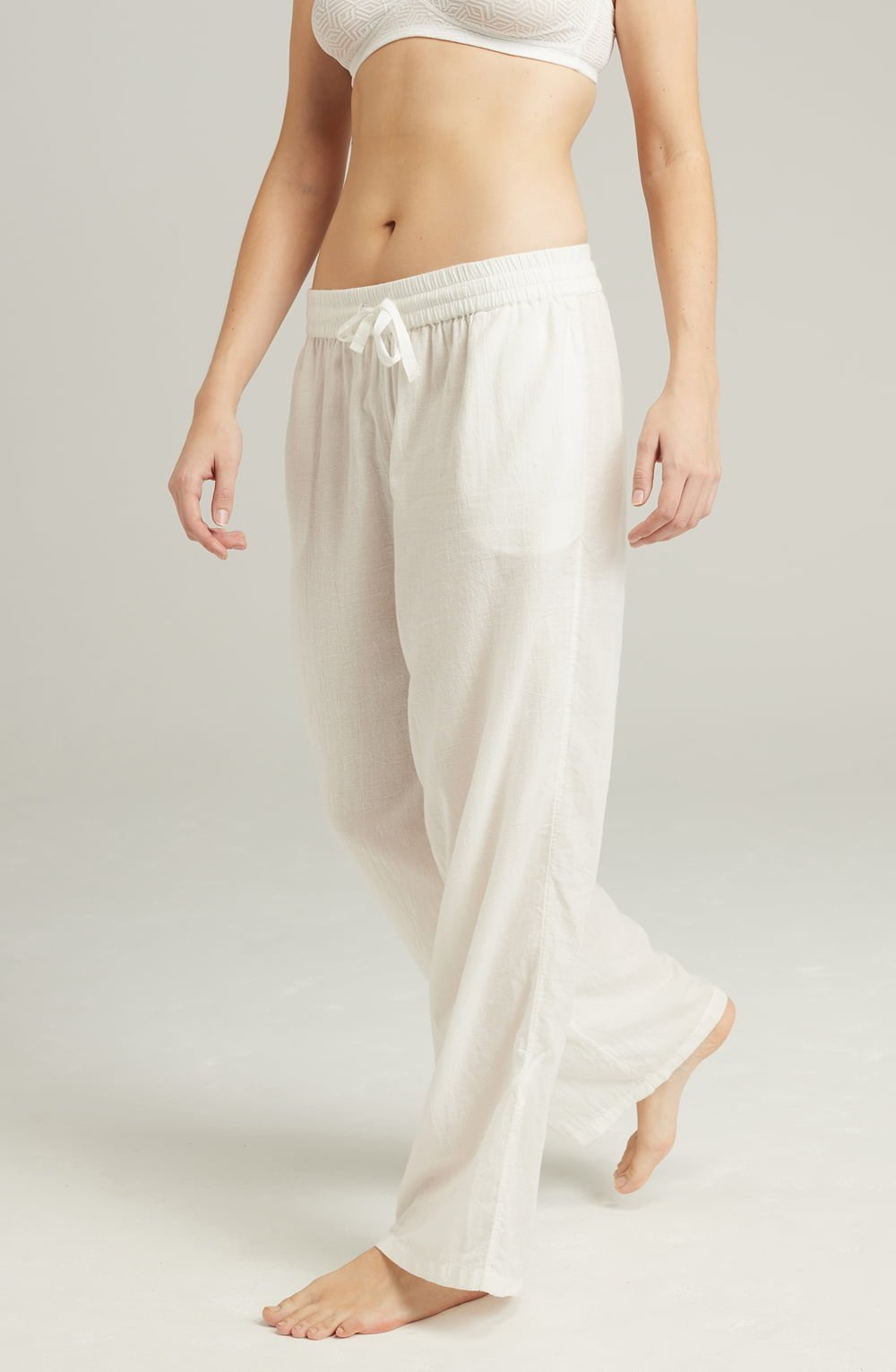 Nudea The Classic Trouser Organic Cotton White 3 nudea the classic trouser organic cotton white - image 3