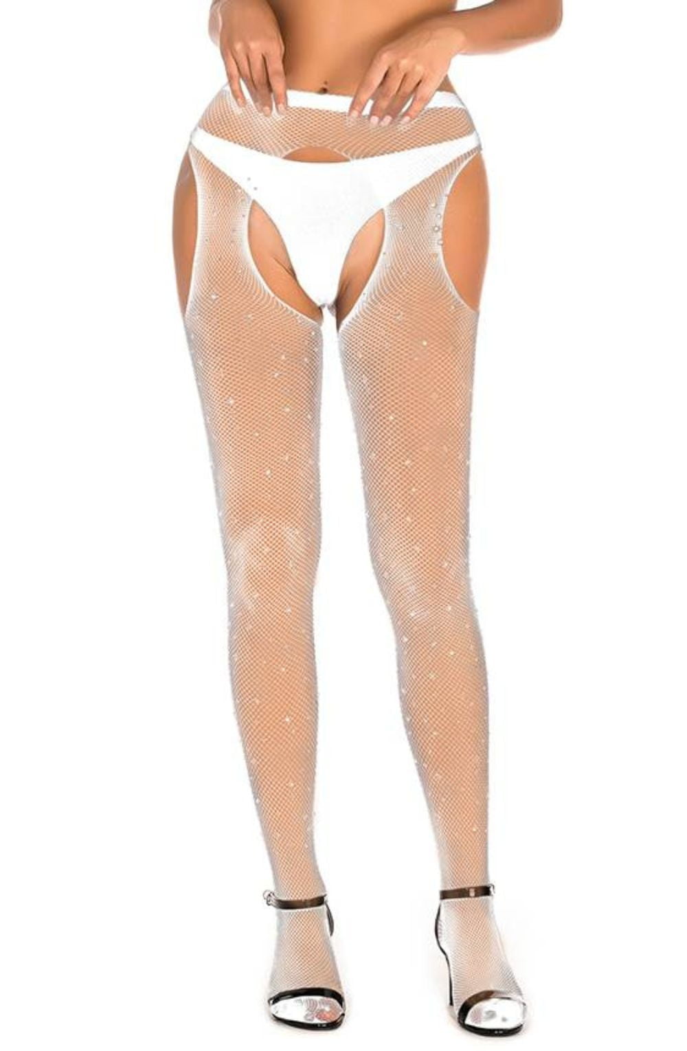 Yesx Yx850 Sparkly Fishnet Black 25 yesx yx850 sparkly fishnet black - image 25