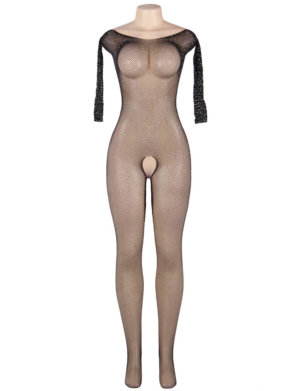 Yesx Yx864 Fishnet Sparkly Bodystocking 7 yesx yx864 fishnet sparkly bodystocking - image 7