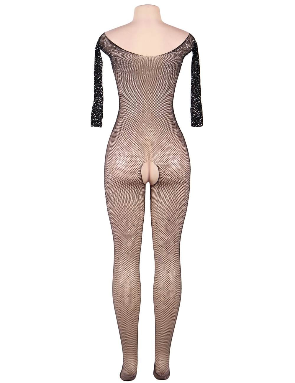 Yesx Yx864 Fishnet Sparkly Bodystocking 8 yesx yx864 fishnet sparkly bodystocking - image 8