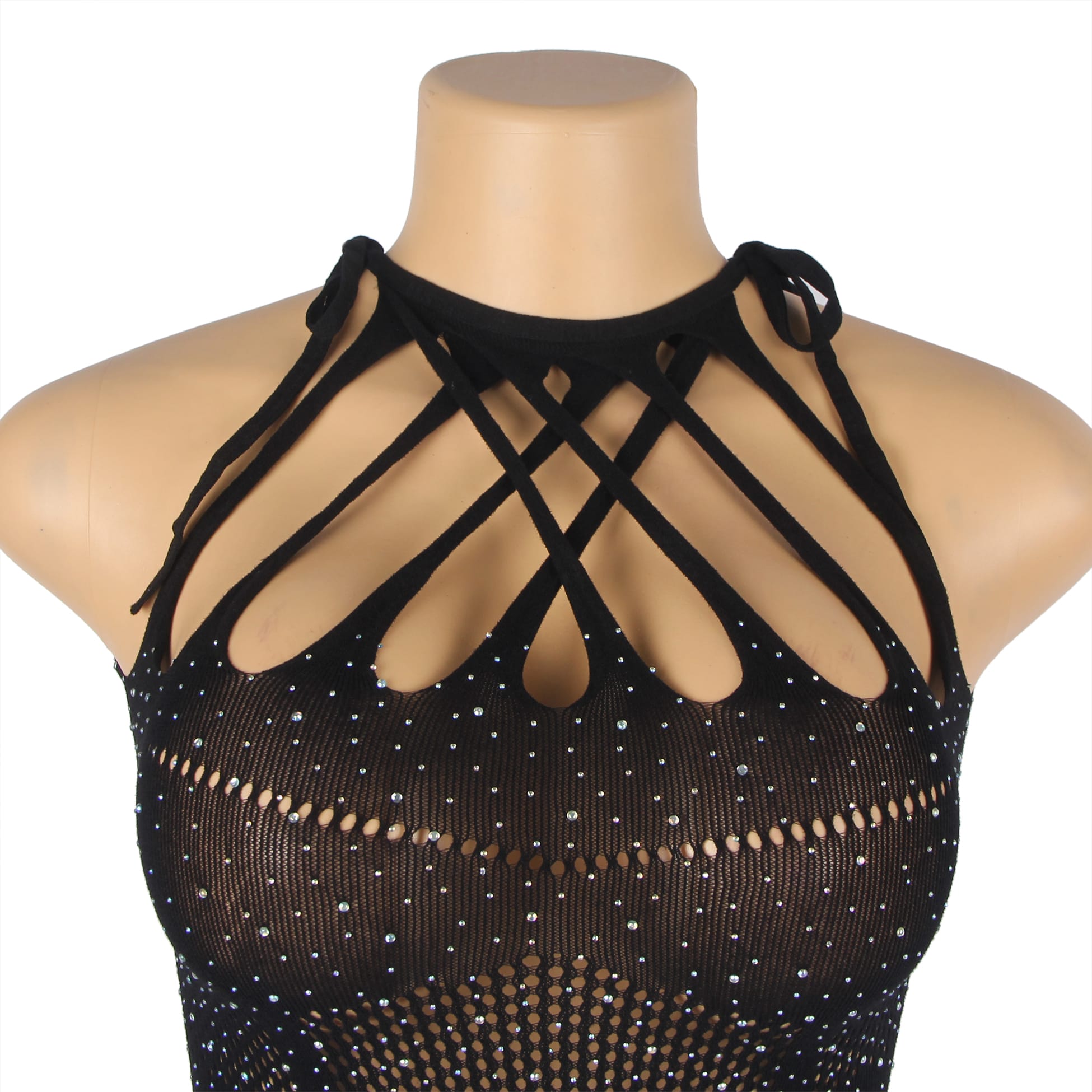 Yesx Yx865 Sparkle Rhinestone Fishnet 7 yesx yx865 sparkle rhinestone fishnet - image 7